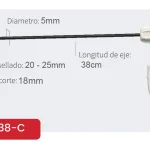 SELLADOR DE UN SOLO USO INSEAL (MANDÍBULA DESAFILADA) EG1138-C
